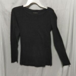 Casion Woman's Dark Grey Long Sleeve Shirt Size Xs